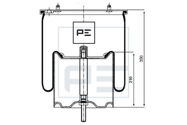 Compre 1510195 Scania Coxim pneumático (suspensão de lâminas pneumática) do eixo traseiro